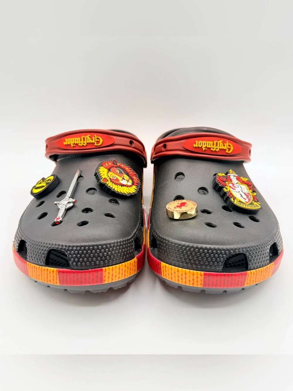 Crocs Harry Potter Gryffindor Classic Clog M10 W12 Black 210553-90H Unisex NWT